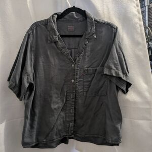Levi's Charcoal Button Down Casual Shirt